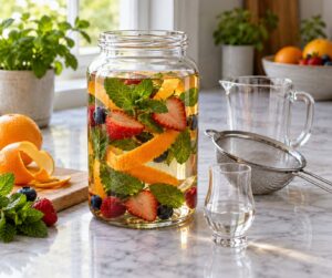 how to infuse liquor with fruit and herbs