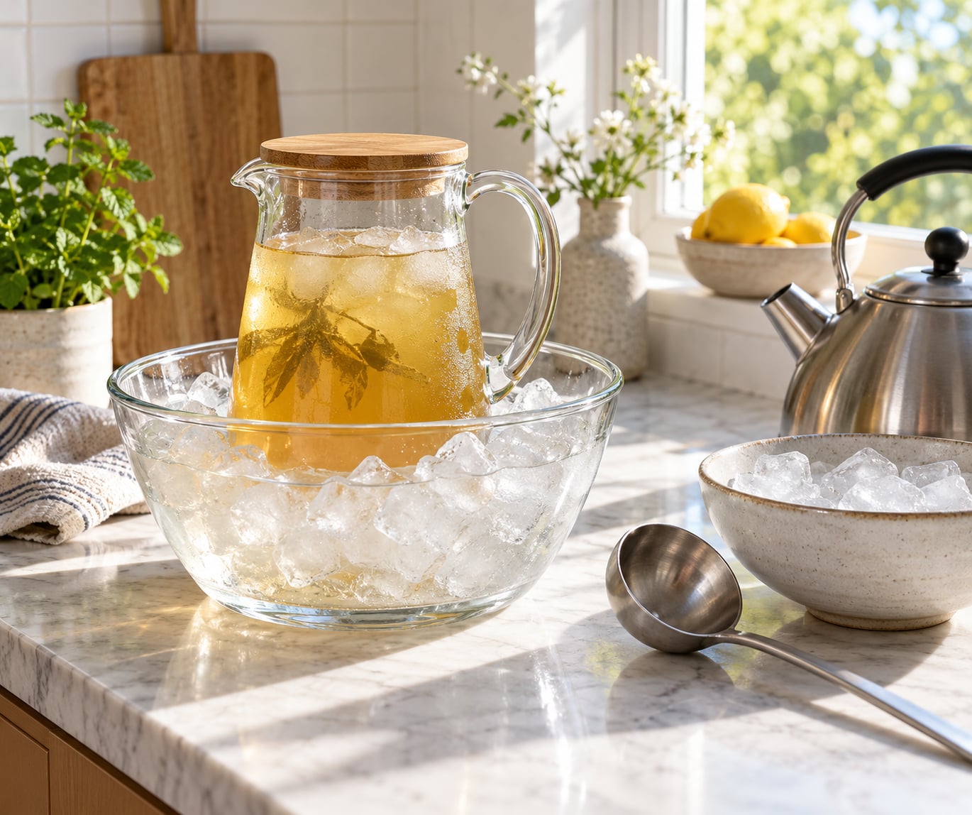 how to brew sun tea safely