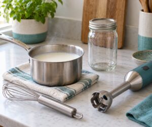 how to froth milk without an espresso machine
