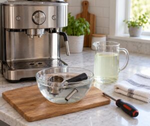 how to descale an espresso machine
