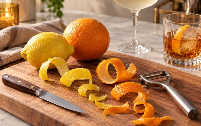 How to Make a Twist Garnish from Citrus Peel (October 2026)