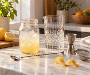 how to make a cocktail without a shaker