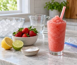 how to make a slushie without a blender