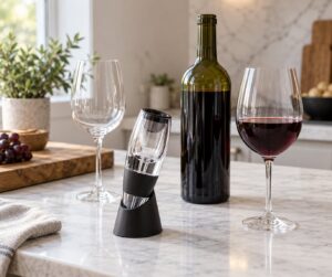 how to use a wine aerator the right way