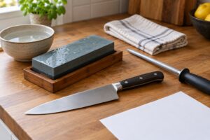 how to hone a knife between sharpenings