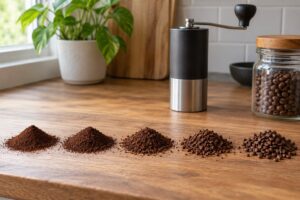 how to grind coffee for different brew methods