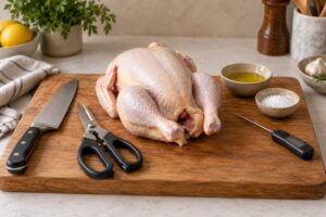 how to spatchcock a chicken step by step