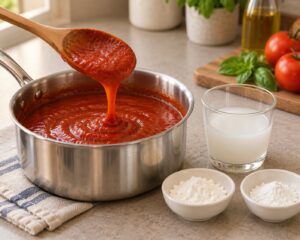 how to thicken a sauce without flour