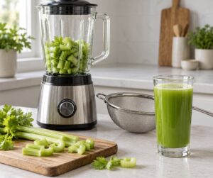 how to make celery juice without a juicer