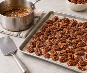 how to candy pecans at home