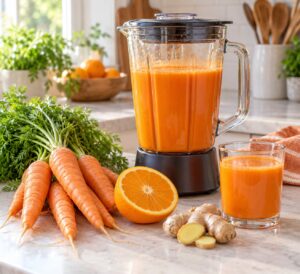 how to make carrot juice in a blender