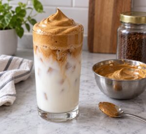how to make a dalgona whipped coffee