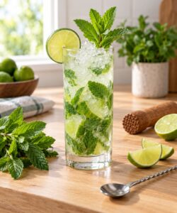 how to make a mojito without bruising the mint
