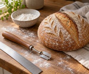 how to score sourdough bread
