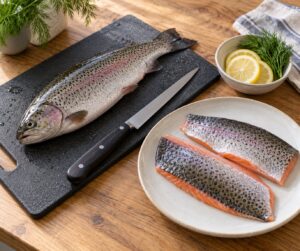 how to fillet a trout at home