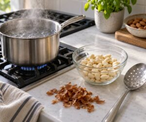 how to blanch almonds and remove the skins