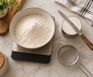 how to measure flour correctly for baking