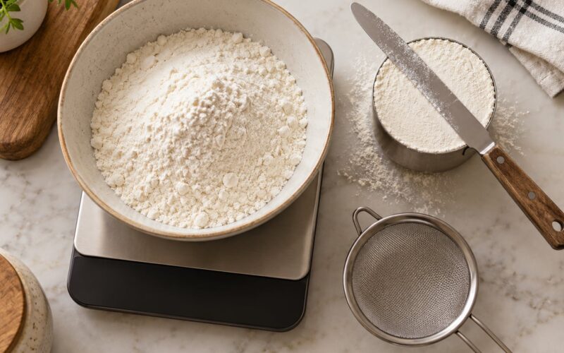 How to Measure Flour Correctly for Baking, Easy (2026)
