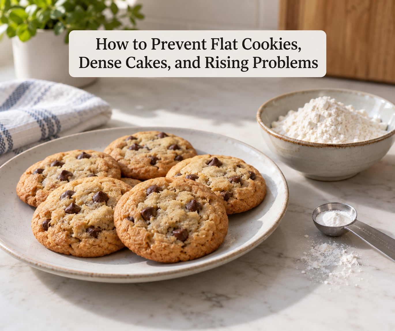 How to Prevent Flat Cookies, Dense Cakes, and Rising Problems