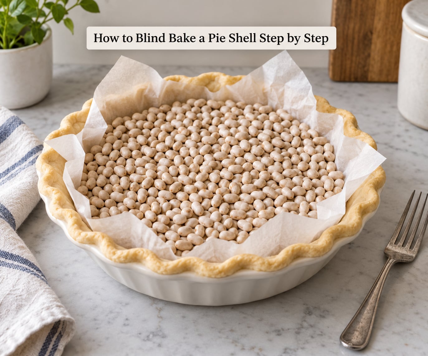 How to Blind Bake a Pie Shell Step by Step