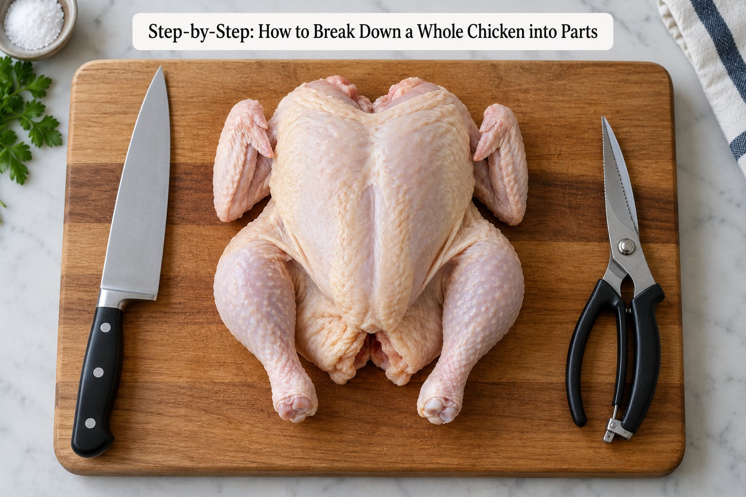 Step-by-Step: How to Break Down a Whole Chicken into Parts
