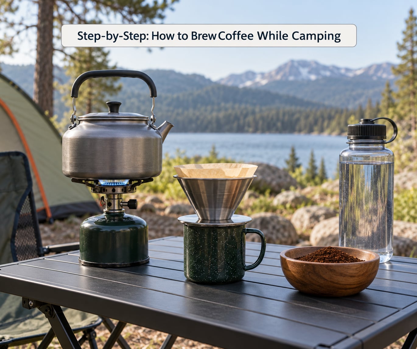 Step-by-Step: How to Brew Coffee While Camping