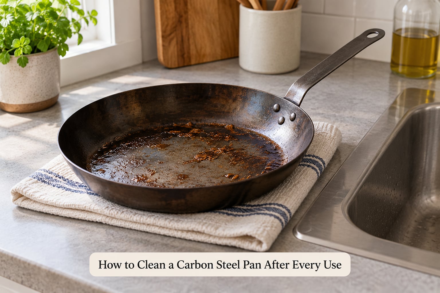How to Clean a Carbon Steel Pan After Every Use