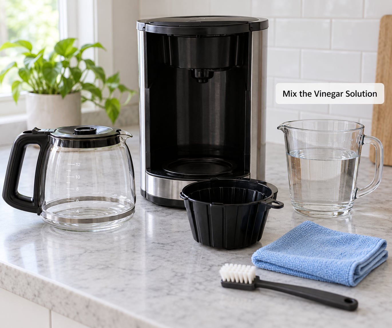 Mix the Vinegar Solution