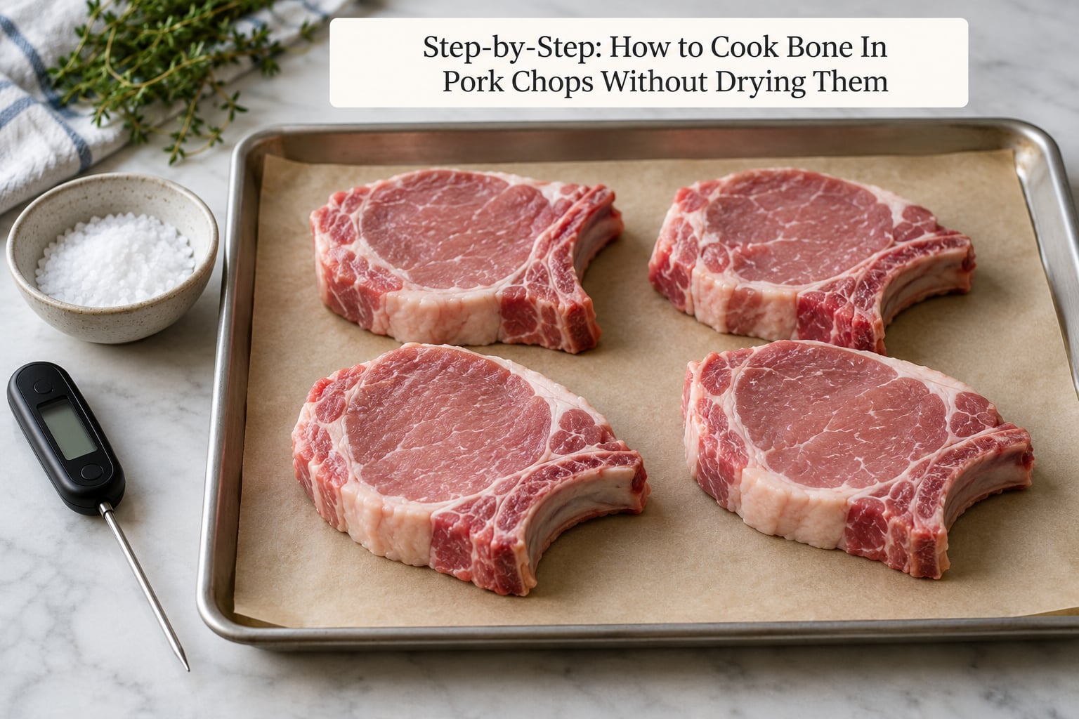 Step-by-Step: How to Cook Bone In Pork Chops Without Drying Them