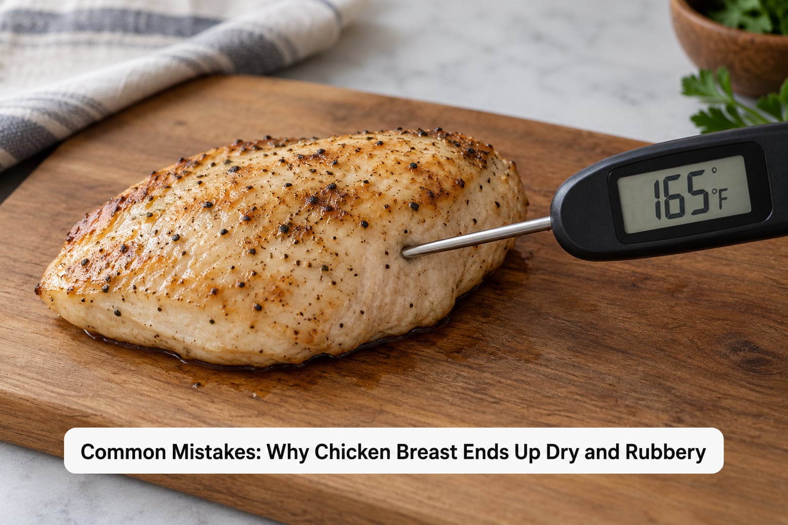 Common Mistakes: Why Chicken Breast Ends Up Dry and Rubbery