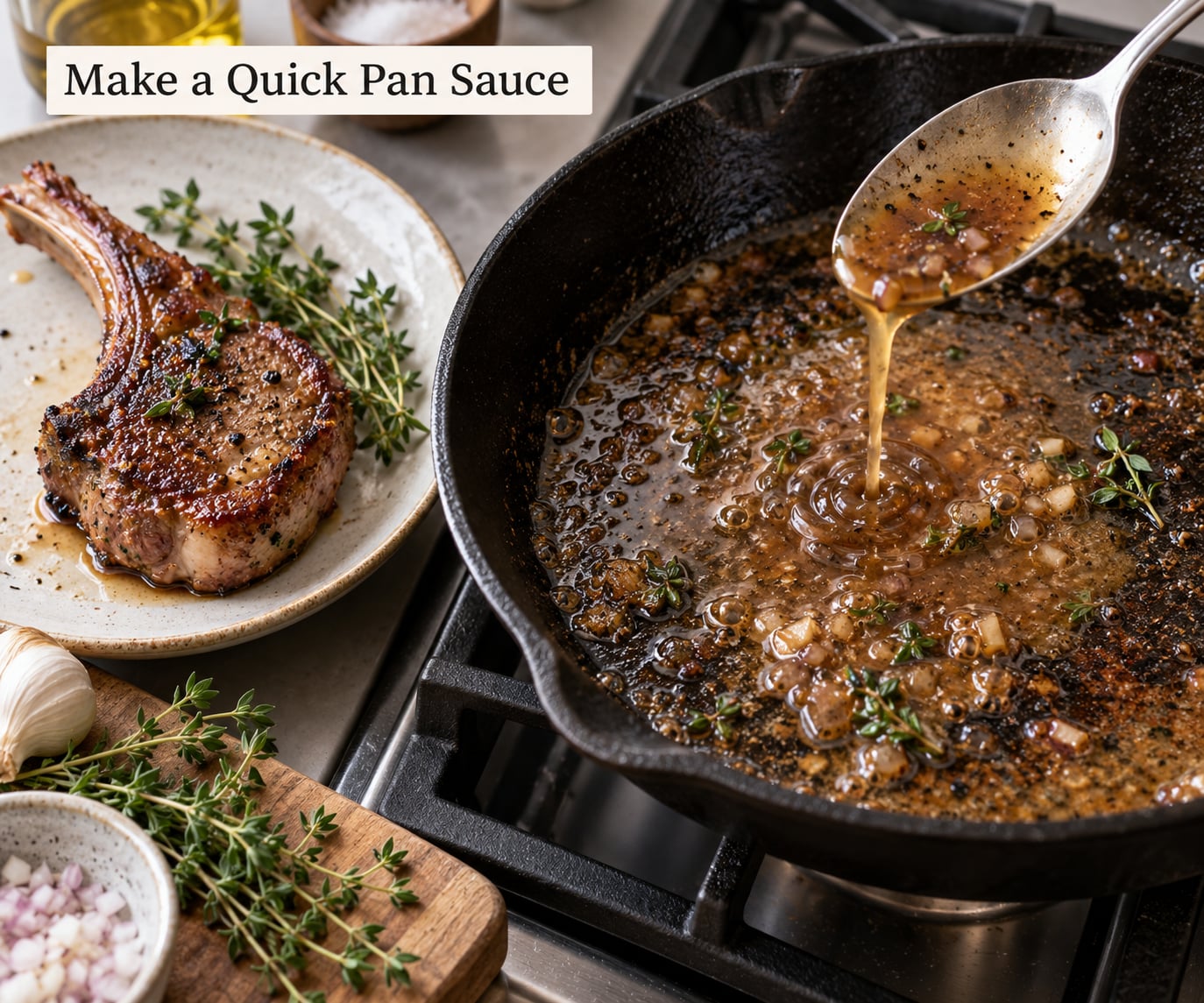 Make a Quick Pan Sauce