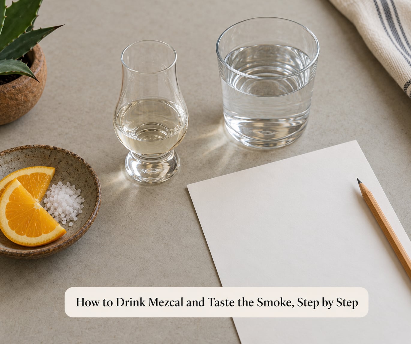 How to Drink Mezcal and Taste the Smoke, Step by Step