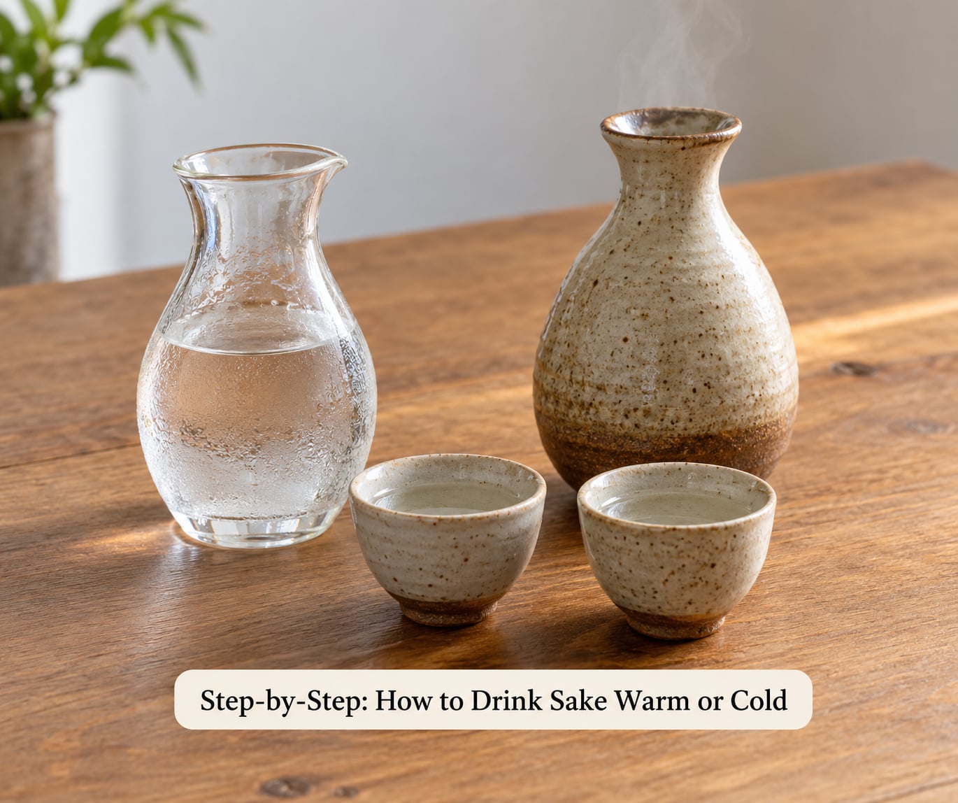 Step-by-Step: How to Drink Sake Warm or Cold
