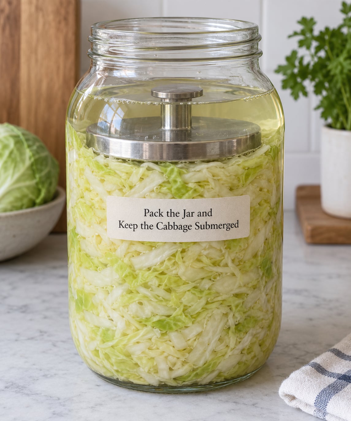 Pack the Jar and Keep the Cabbage Submerged