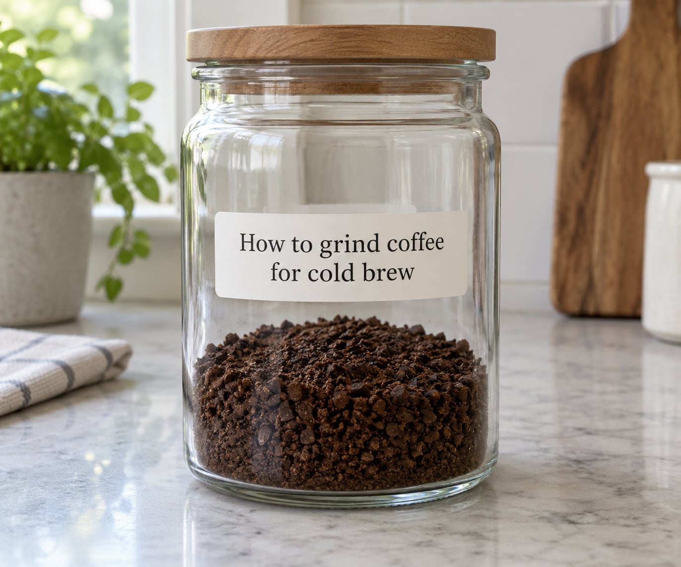 How to grind coffee for cold brew