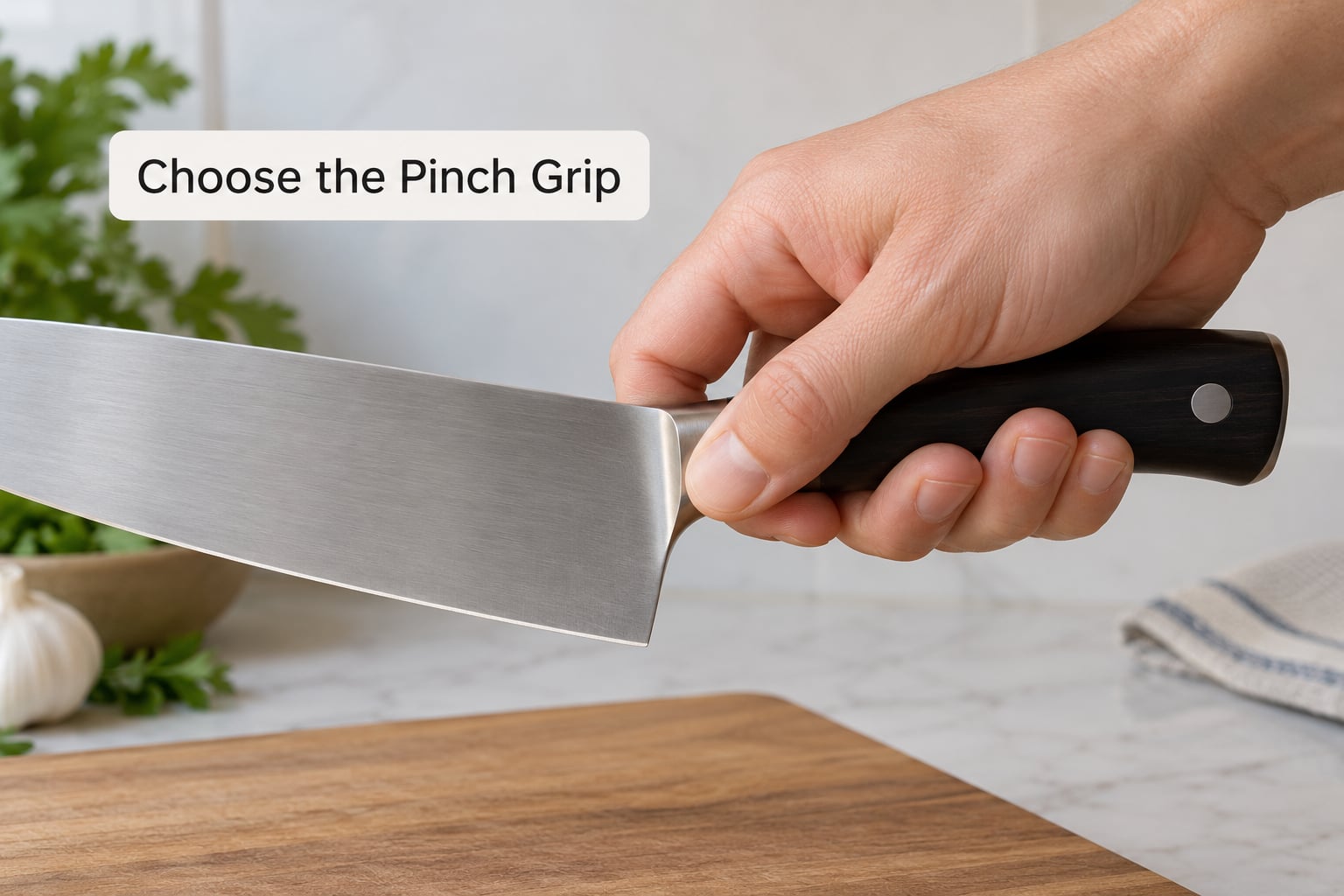 Choose the Pinch Grip