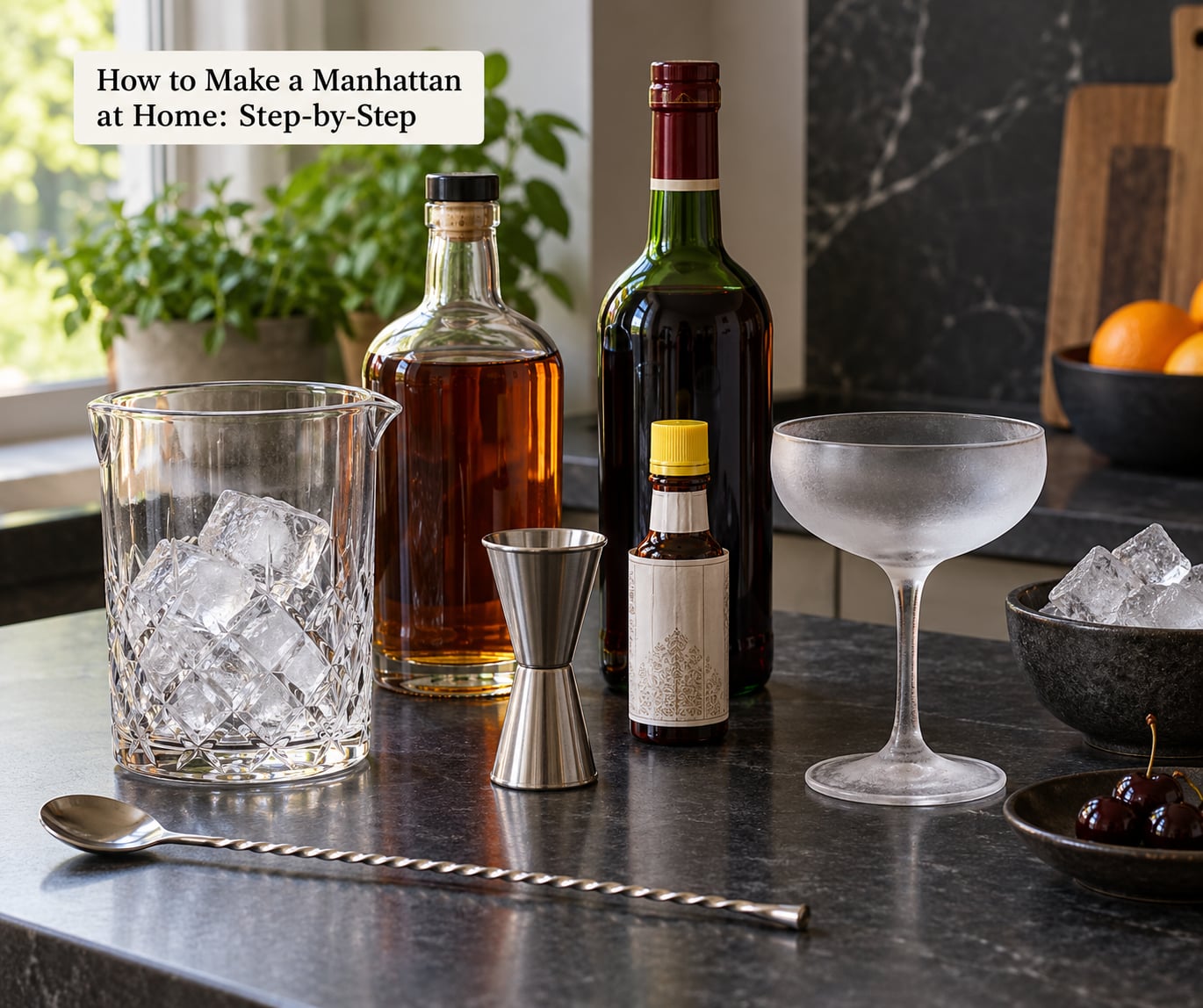 How to Make a Manhattan at Home: Step-by-Step
