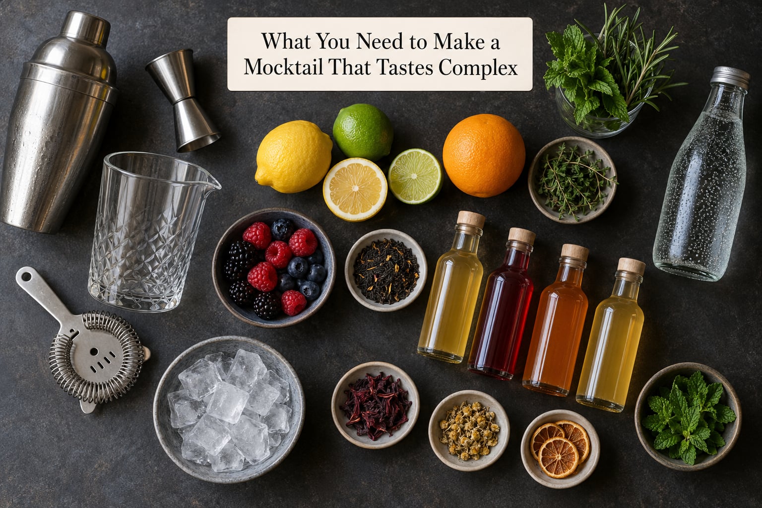 What You Need to Make a Mocktail That Tastes Complex