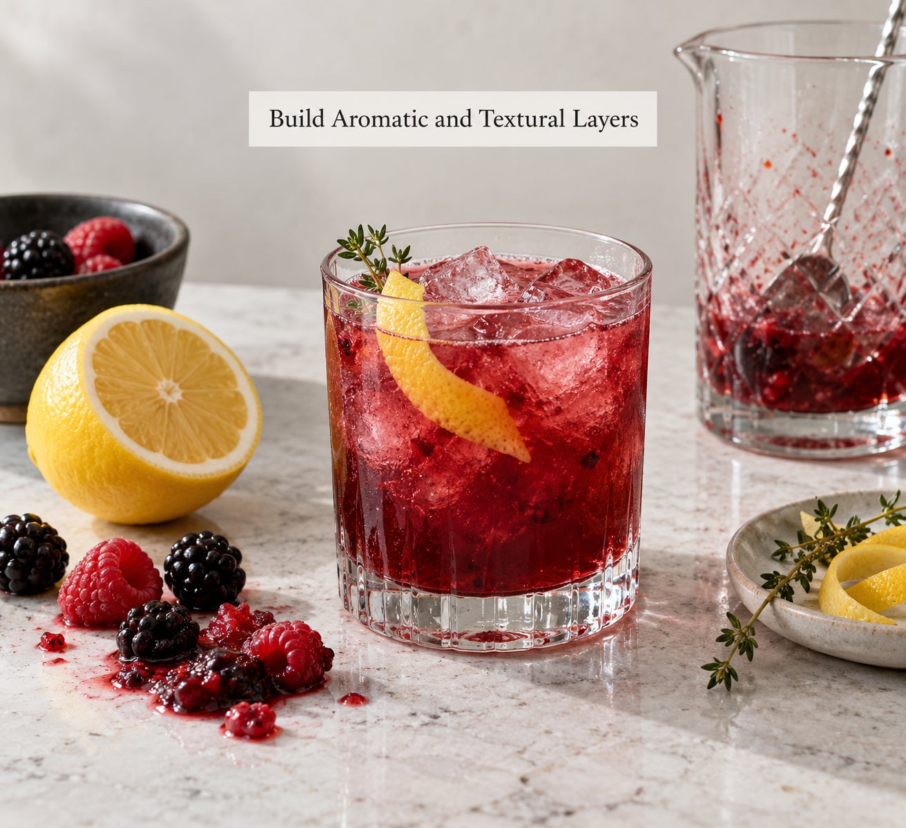 Build Aromatic and Textural Layers