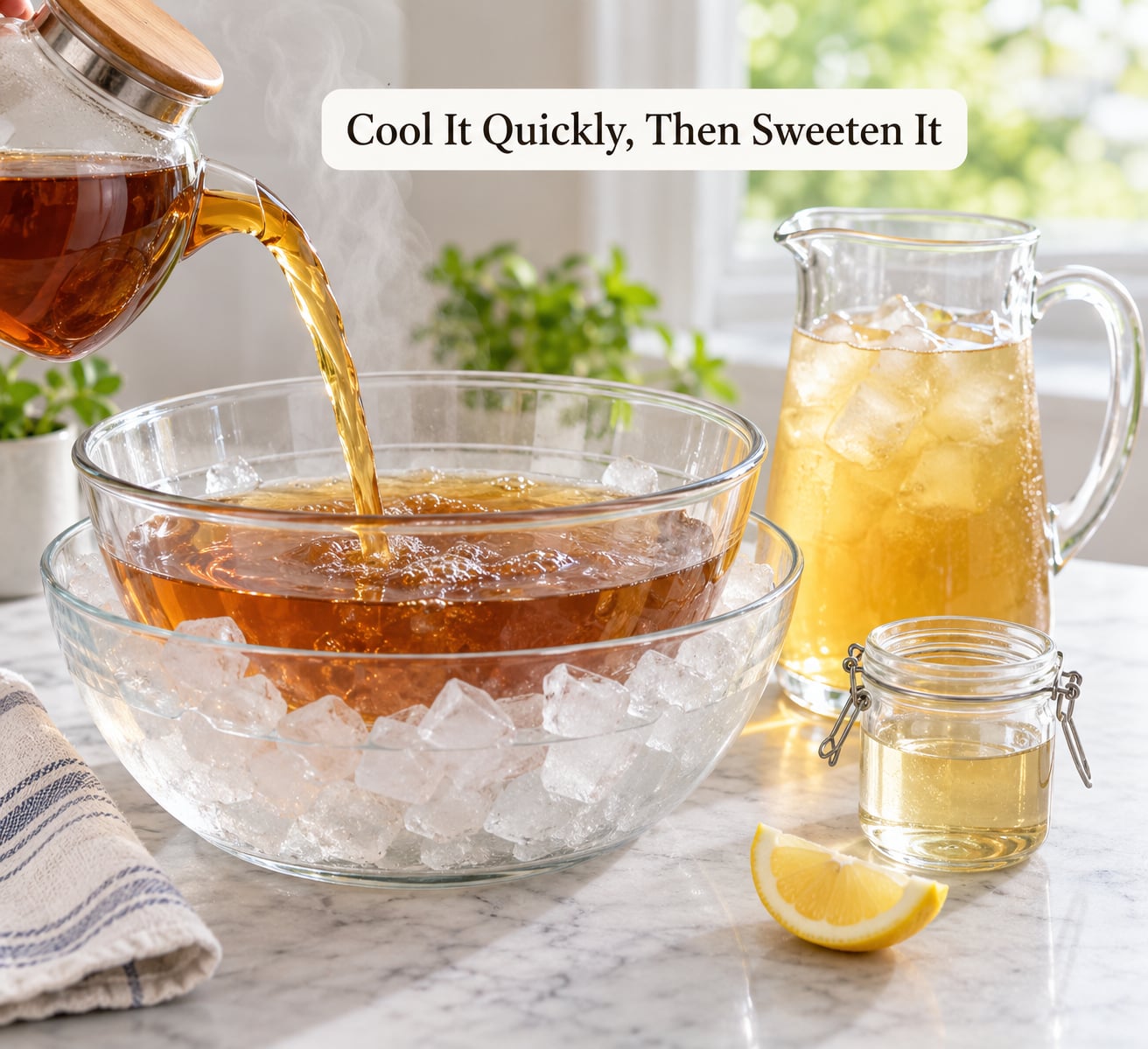 Cool It Quickly, Then Sweeten It