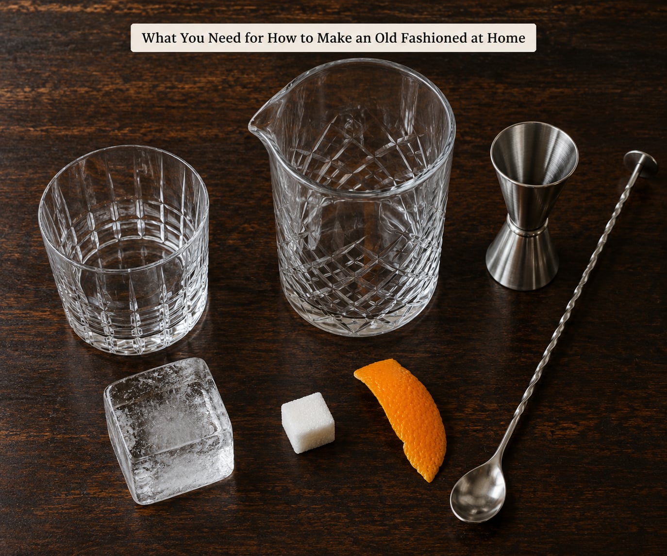 What You Need for How to Make an Old Fashioned at Home