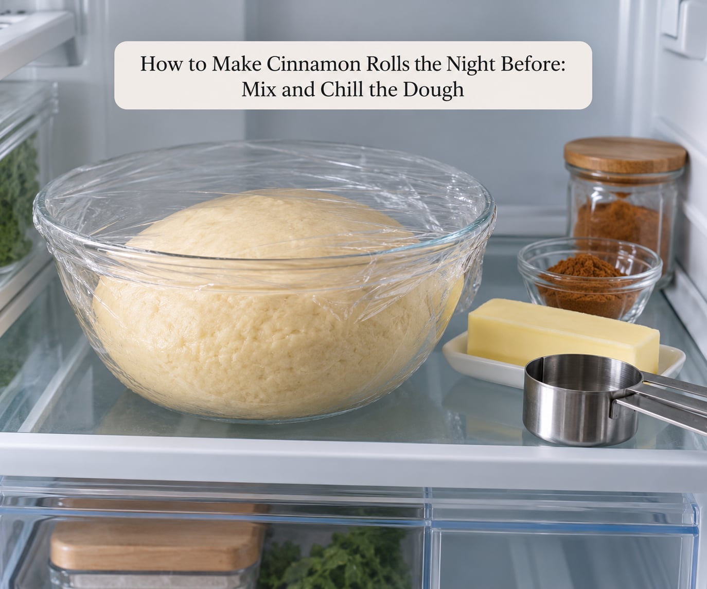 How to Make Cinnamon Rolls the Night Before: Mix and Chill the Dough