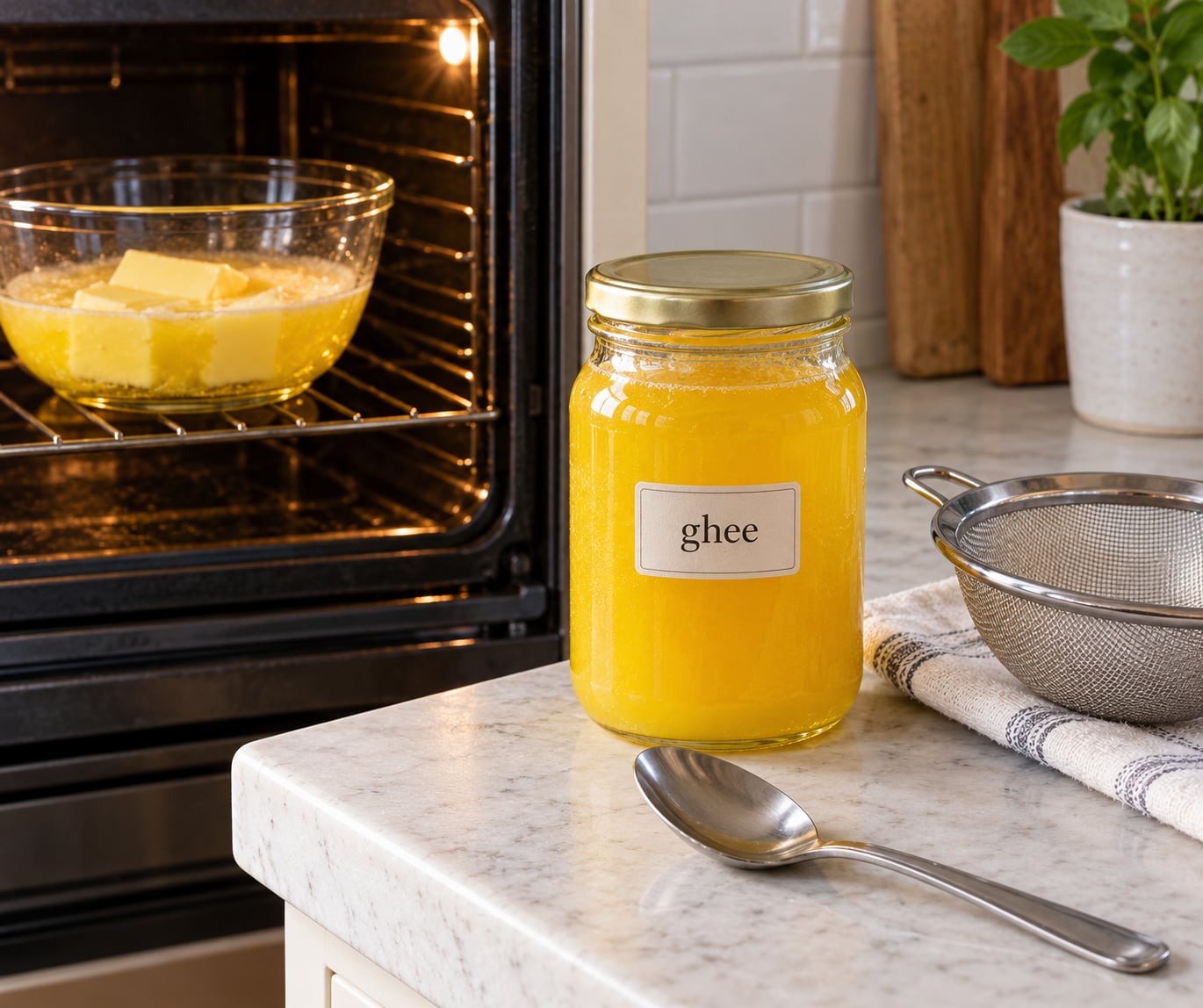 How to Make Ghee in the Oven