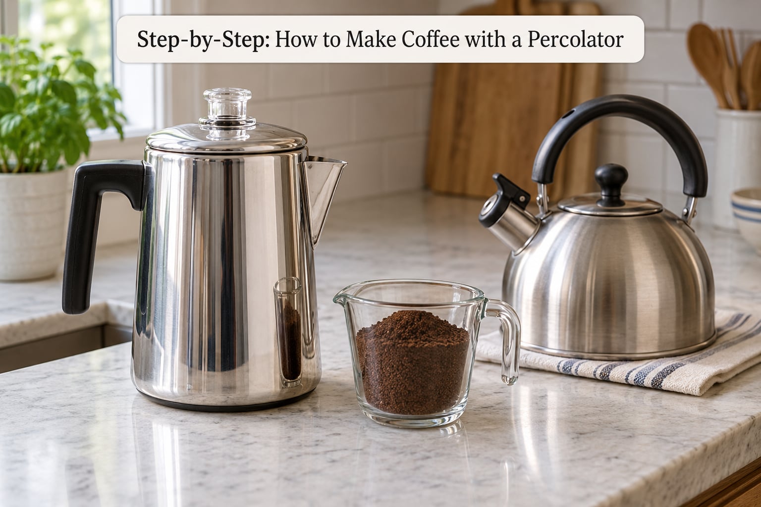 Step-by-Step: How to Make Coffee with a Percolator