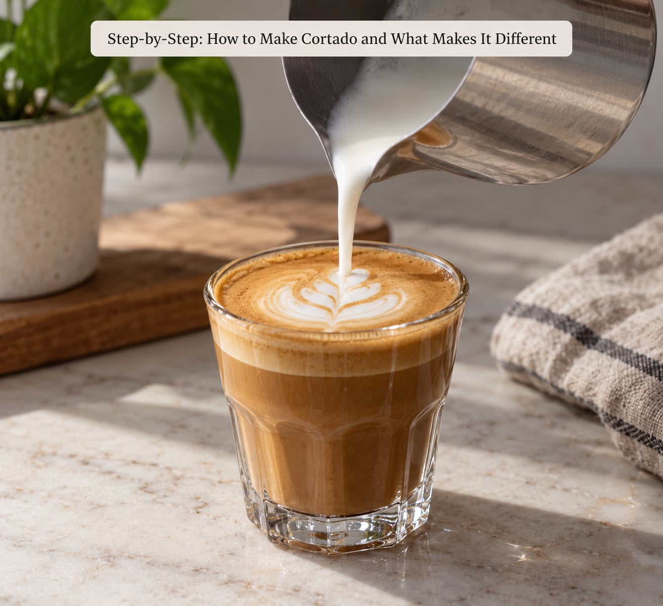 Step-by-Step: How to Make Cortado and What Makes It Different