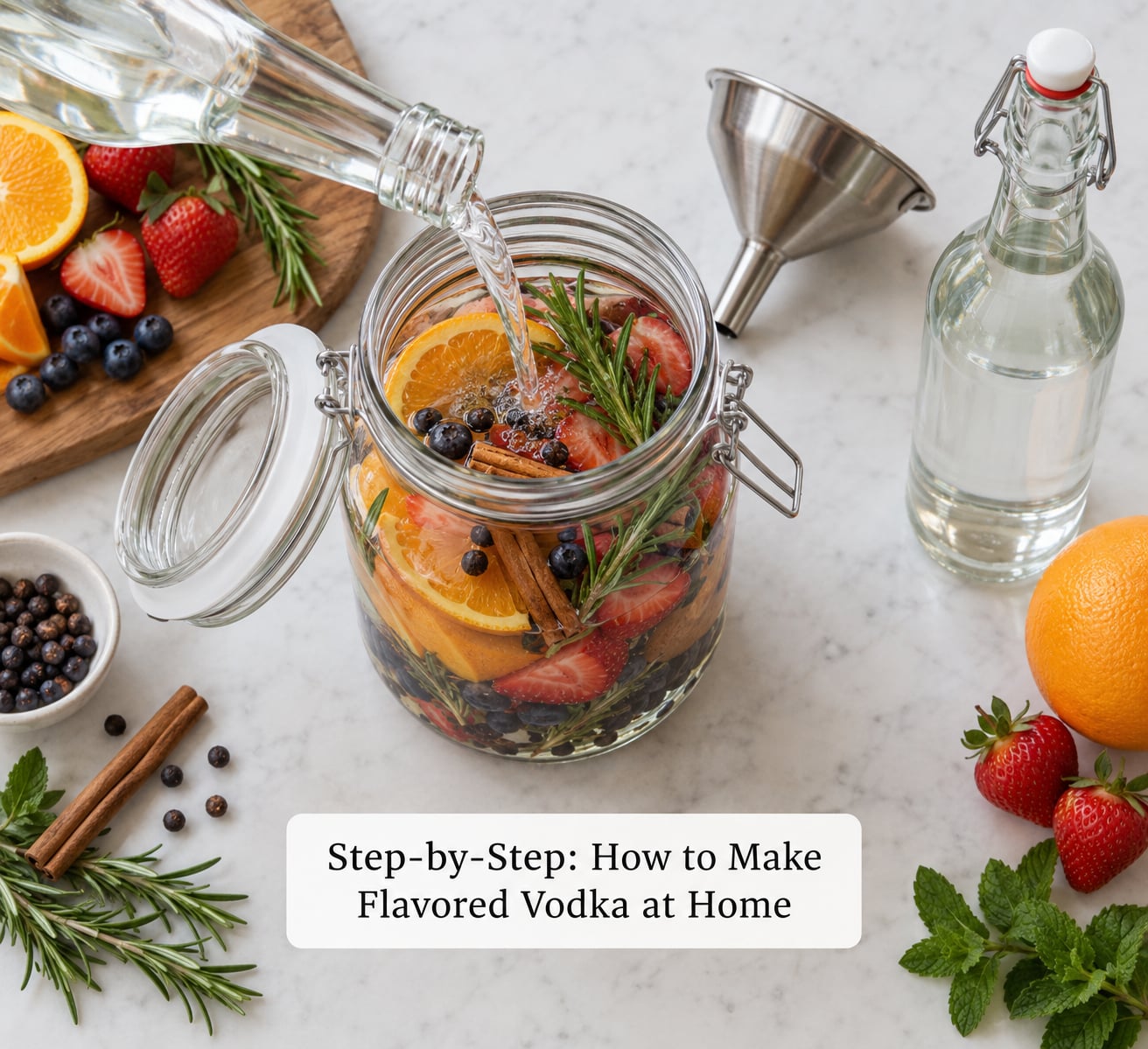 Step-by-Step: How to Make Flavored Vodka at Home
