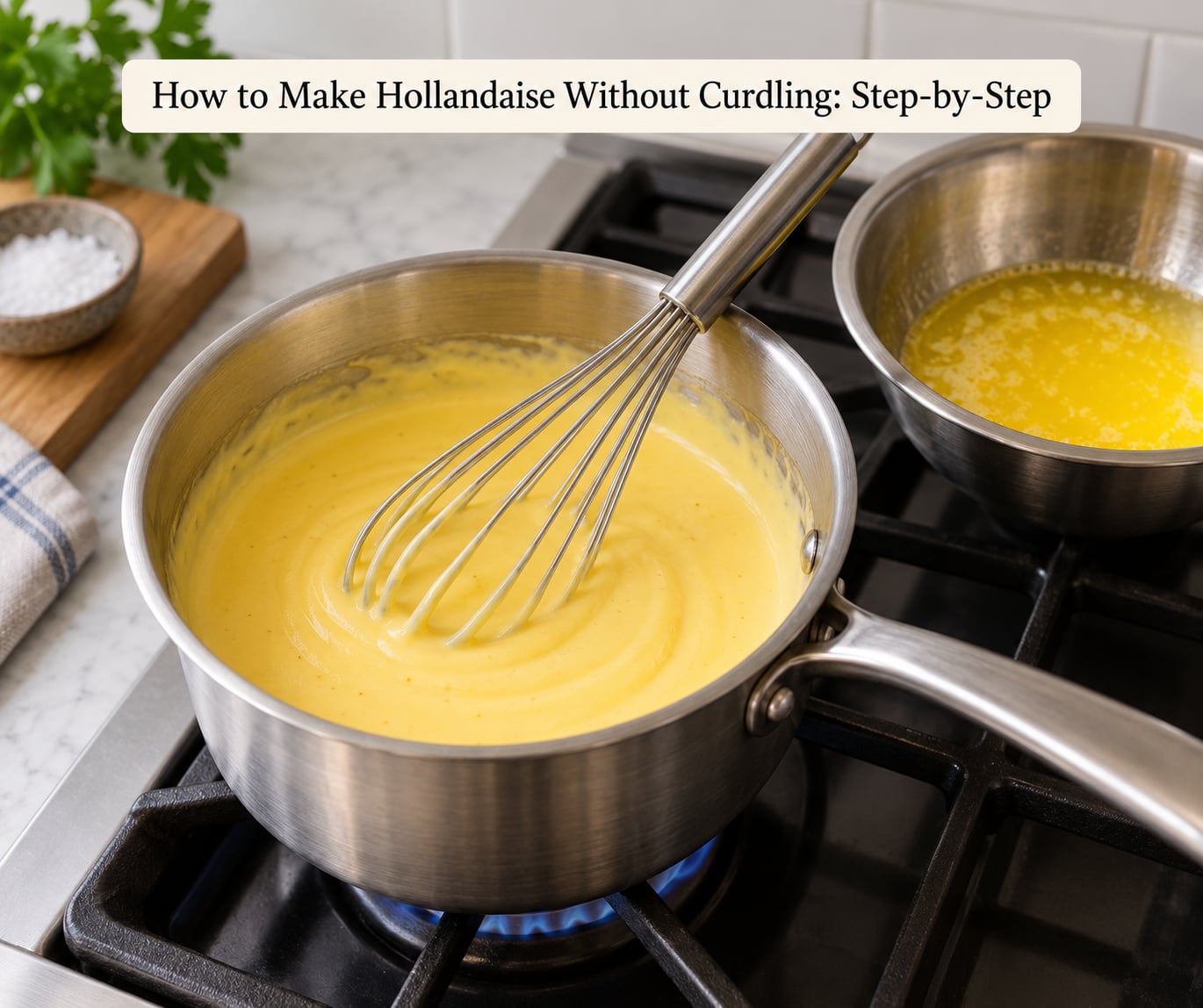 How to Make Hollandaise Without Curdling: Step-by-Step
