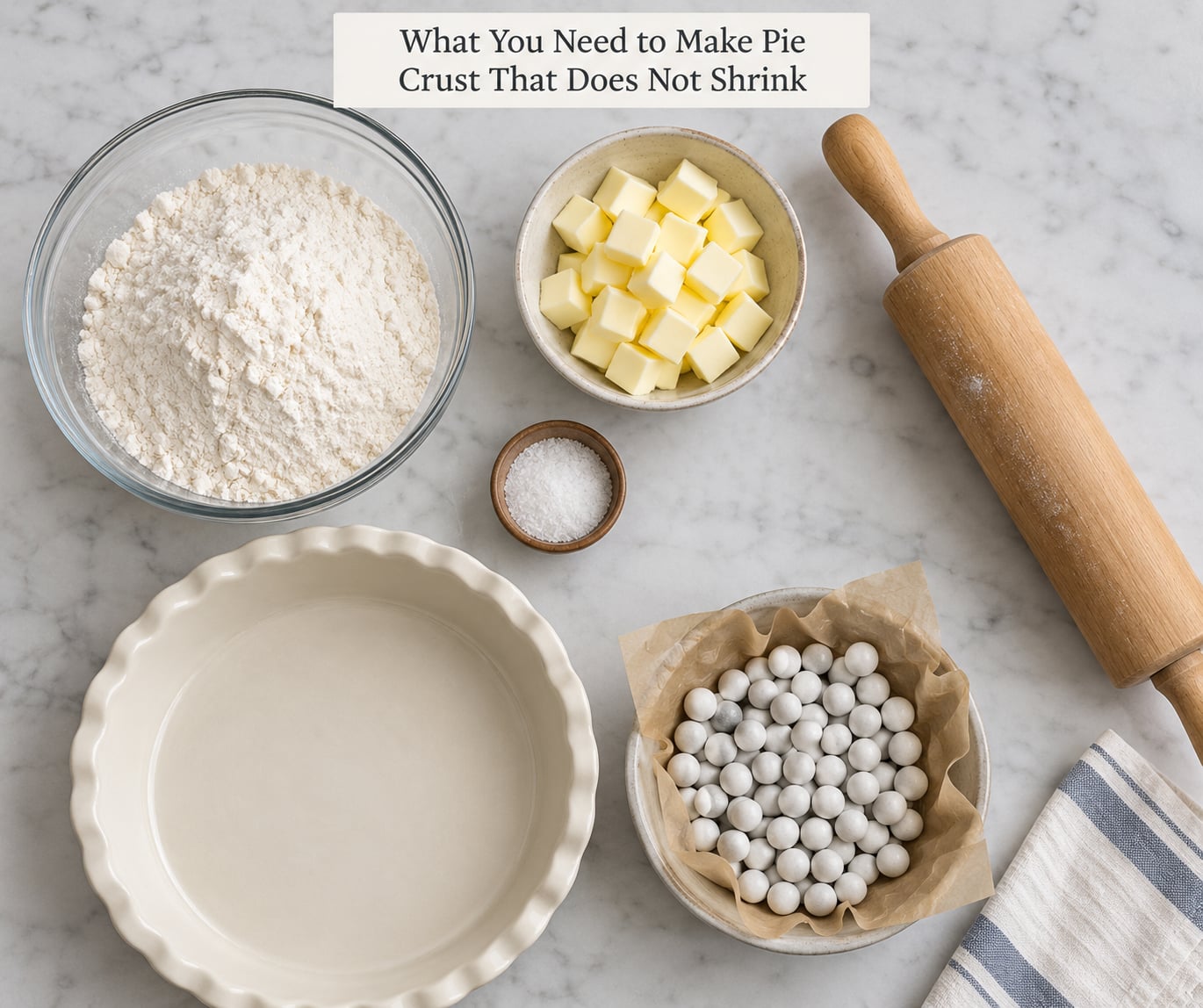 What You Need to Make Pie Crust That Does Not Shrink