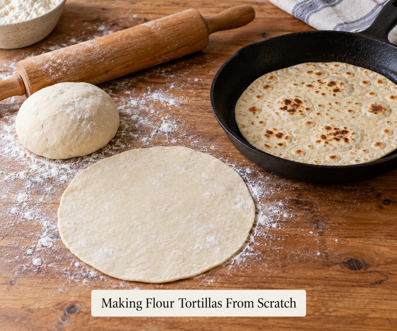 Making Flour Tortillas From Scratch
