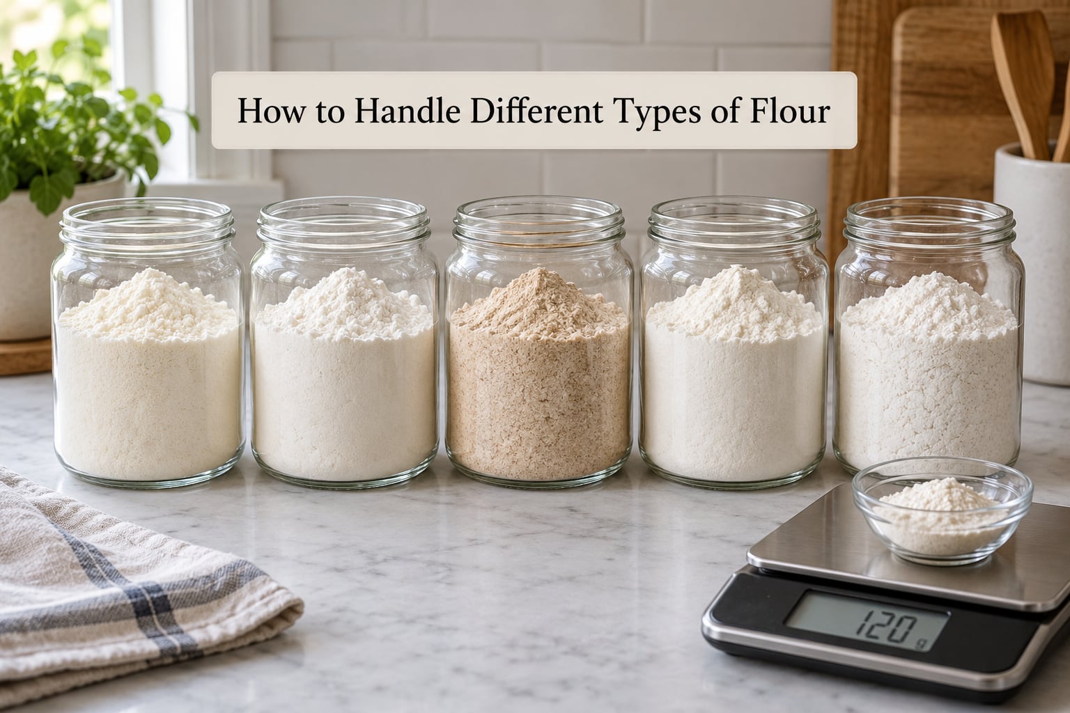 How to Handle Different Types of Flour
